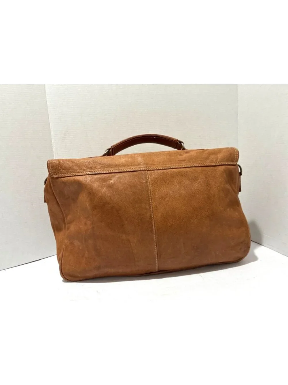 Papillon Fashion Bags leather messenger briefcase Vintage leather top handle